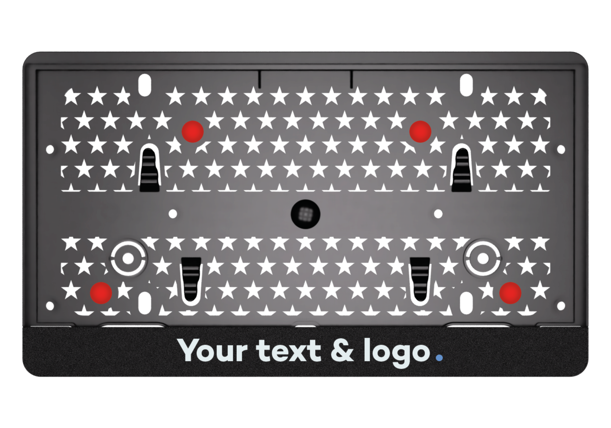 Digital UV Plastic License Plate Frames