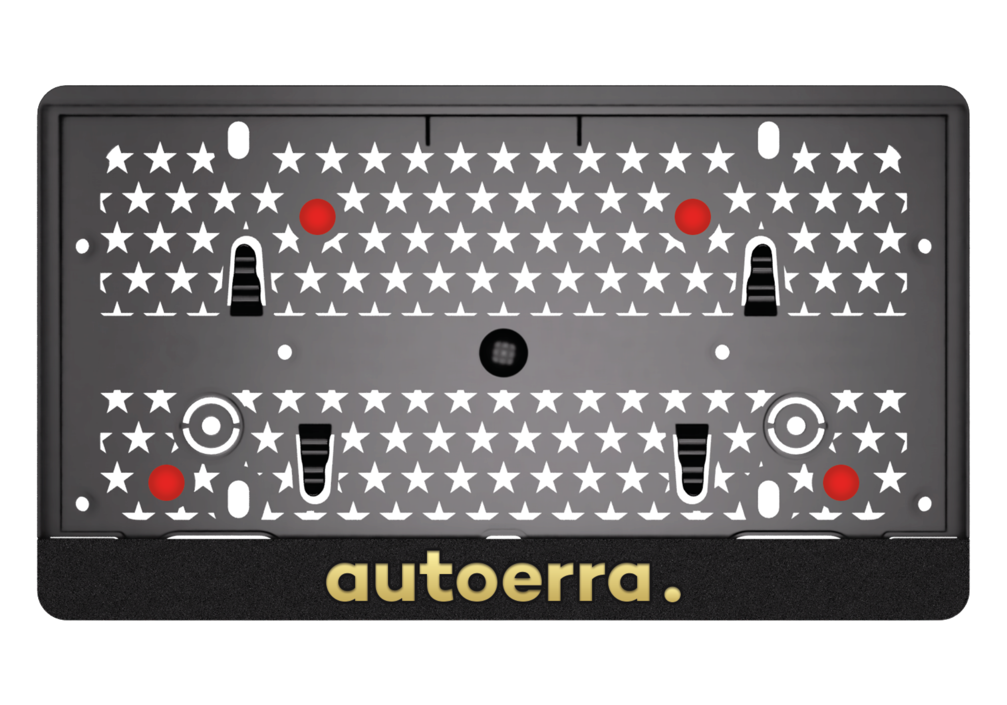 Embossed (Raised Letter) Plastic License Plate Frame