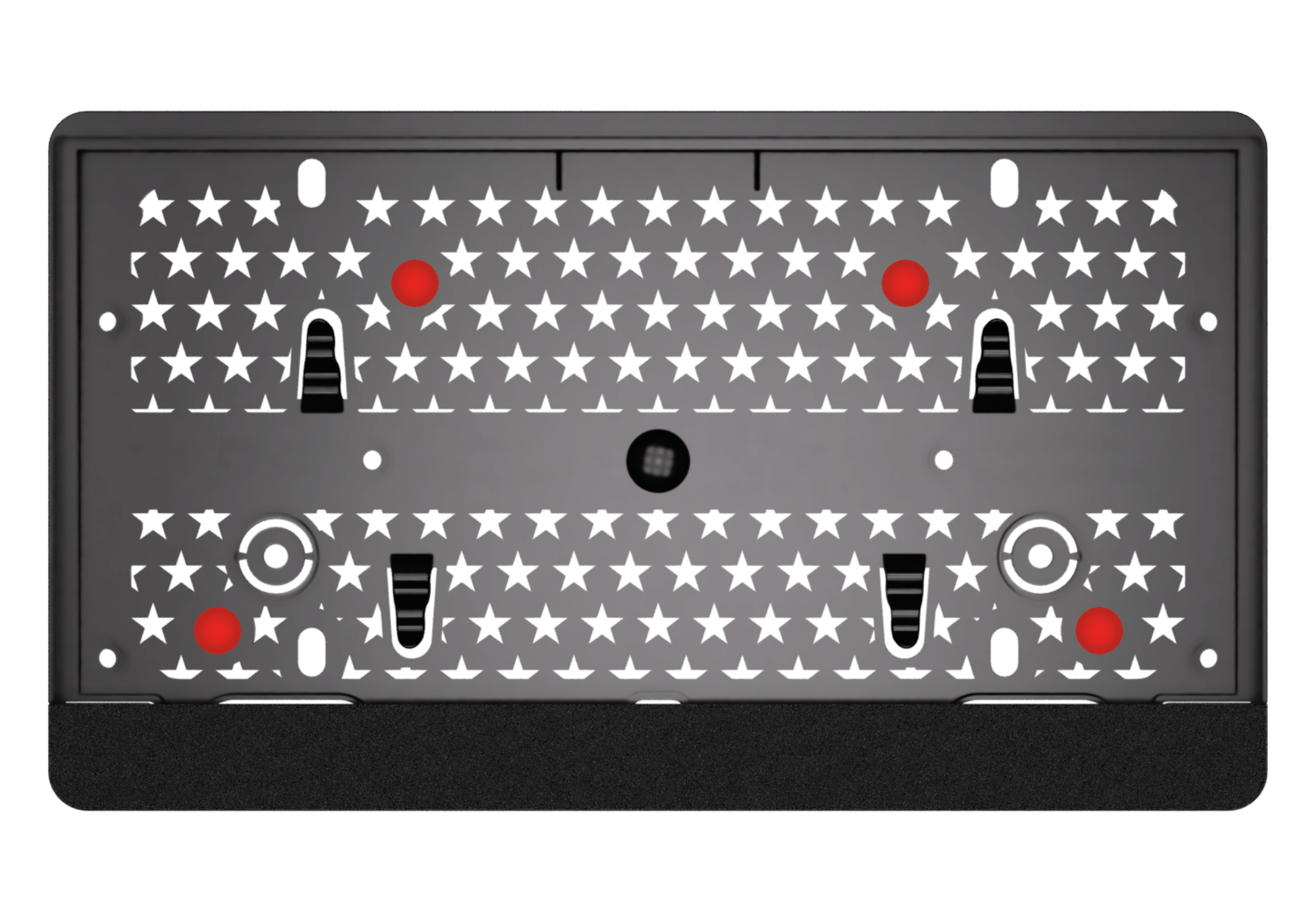 Non Imprinted Plastic License Plate Frame