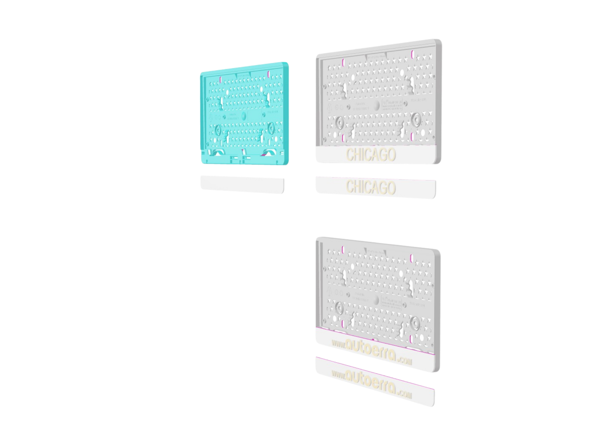 Embossed  Plastic Bar