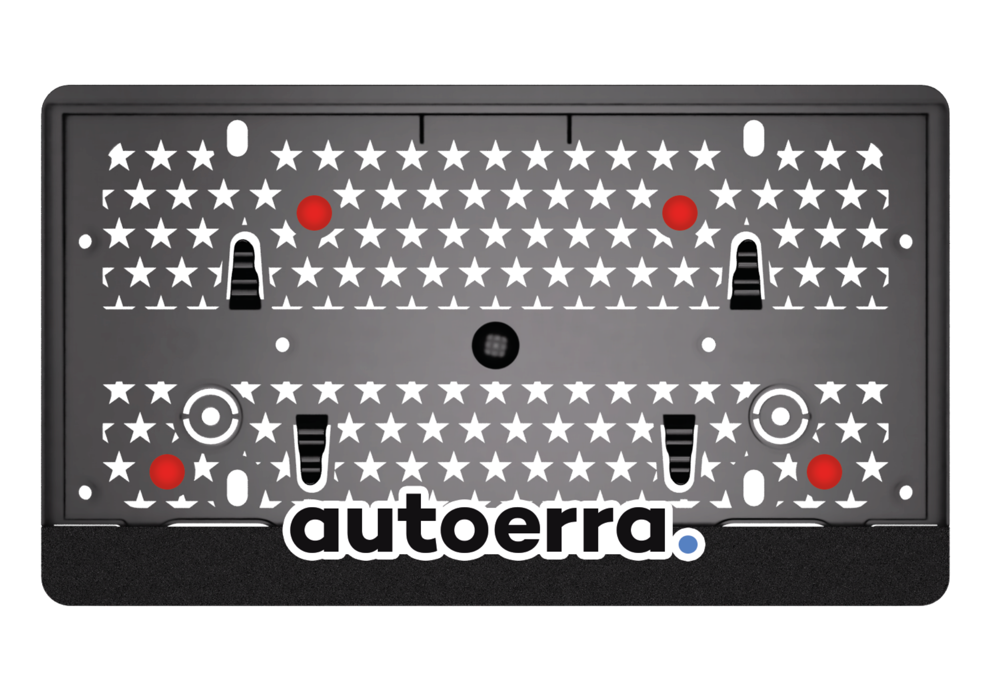 Digital UV Shaped bar Plastic License Plate Frame